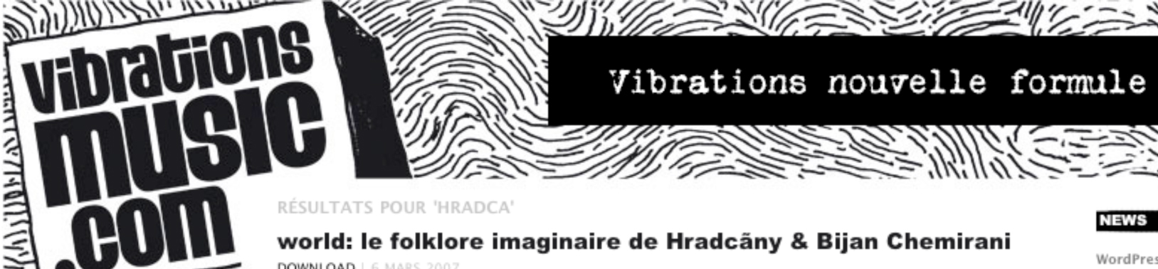 Hradcany,serge adam,philippe,botta,david venitucci,quoi de neuf docteur