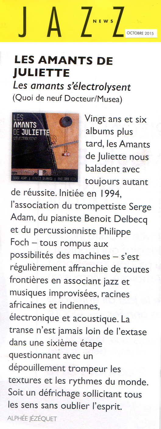 jazznews-les amants de juliette